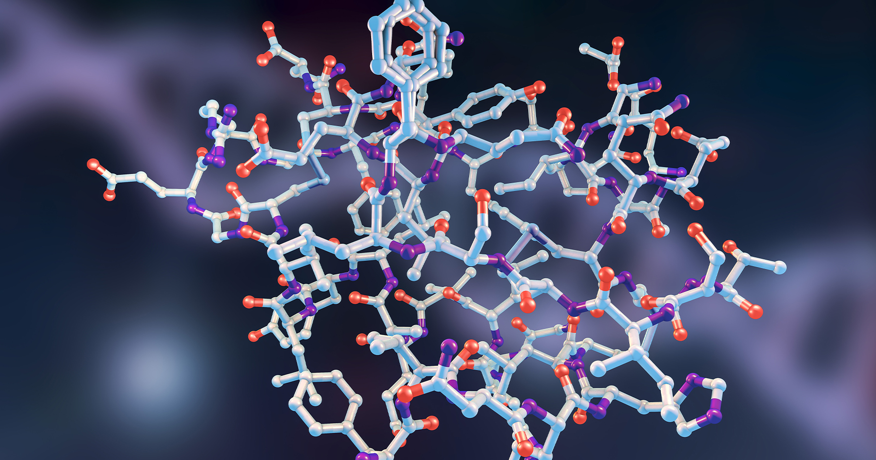 Image of a pancreas hormone